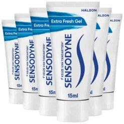 Sensodyne 6x Tandpasta Extra Fresh Mini Extra Fresh Mini 15 ml