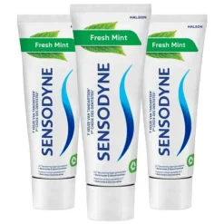 Sensodyne 3x Tandpasta Fresh Mint 75 ml