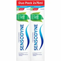 Sensodyne 3x Tandpasta Fresh Mint Duo 2 stuks