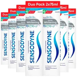 Sensodyne 6x Tandpasta Gentle Whitening Duo 2 x 75 ml