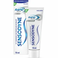 Sensodyne 3x Tandpasta Rapid Relief Whitening 75 ml