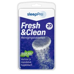Sleeppro 2x Fresh & Clean Reinigingstabletten 20 tabletten