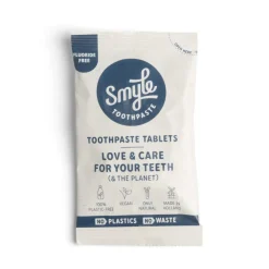 Smyle 3x Tandpasta Tabs Navulling zonder Fluoride 65 stuks