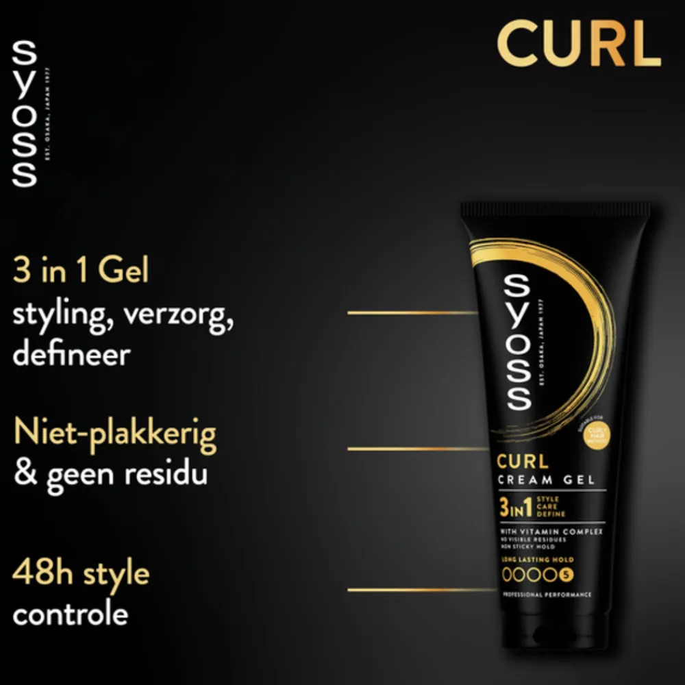 Syoss 6x Curl Control Gel 250 ml
