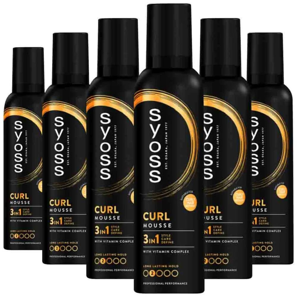 Syoss 6x Curl Haarmousse 250 ml