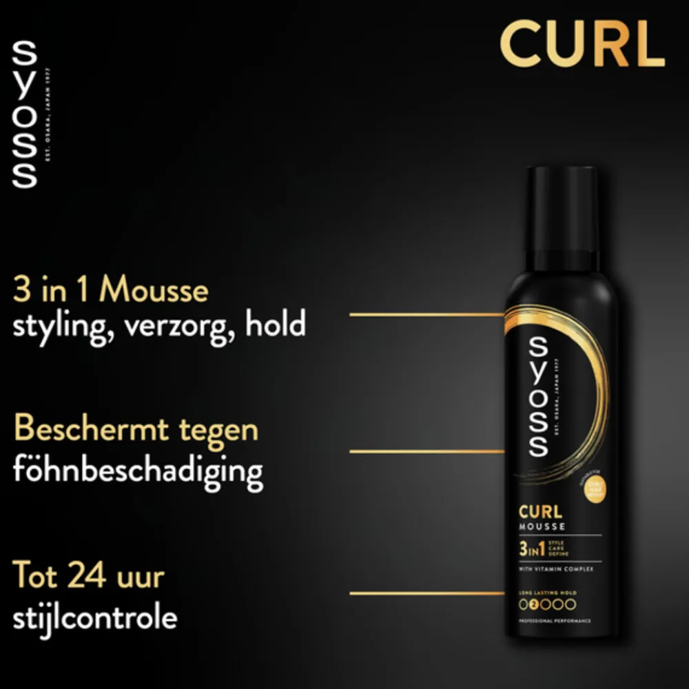 Syoss 6x Curl Haarmousse 250 ml