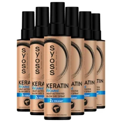 Syoss 6x Keratin & Volume Heatprotection Spray 200 ml