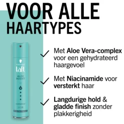 Taft 6x Hairspray Aloe Boost 250 ml