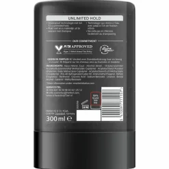 Taft 6x Men Power Gel Unlimited Hold 7 300 ml