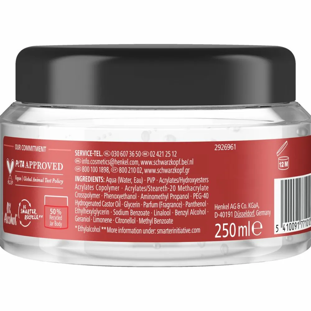 Taft 6x Men Power Gel V12 Hold 12 250 ml
