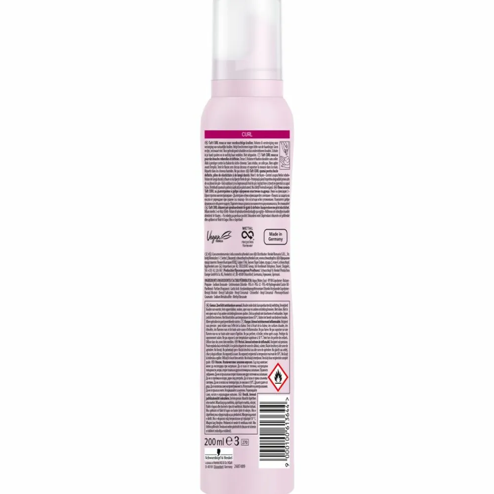 Taft 6x Styling Mousse Curl 200 ml