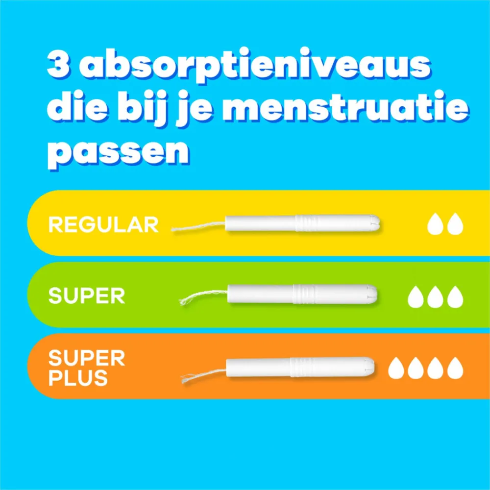 Tampax 12x Tampons Regular met Kartonnen Inbrenghuls 20 stuks