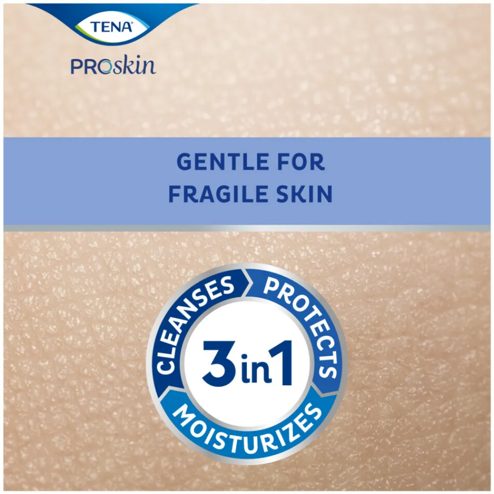 TENA 3x Proskin Wash Cream Pompfles 500 ml