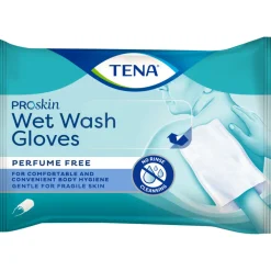 TENA 3x Proskin Wet Wash Gloves Zonder Parfum 5 stuks