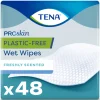 TENA 3x Proskin Wet Wipes Plastic Free 32 x 20 cm 48 stuks