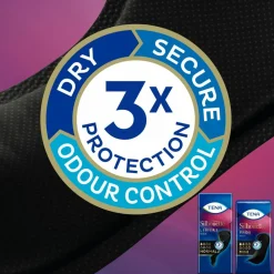 TENA 3x Silhouette Pads Black Normal 26 stuks