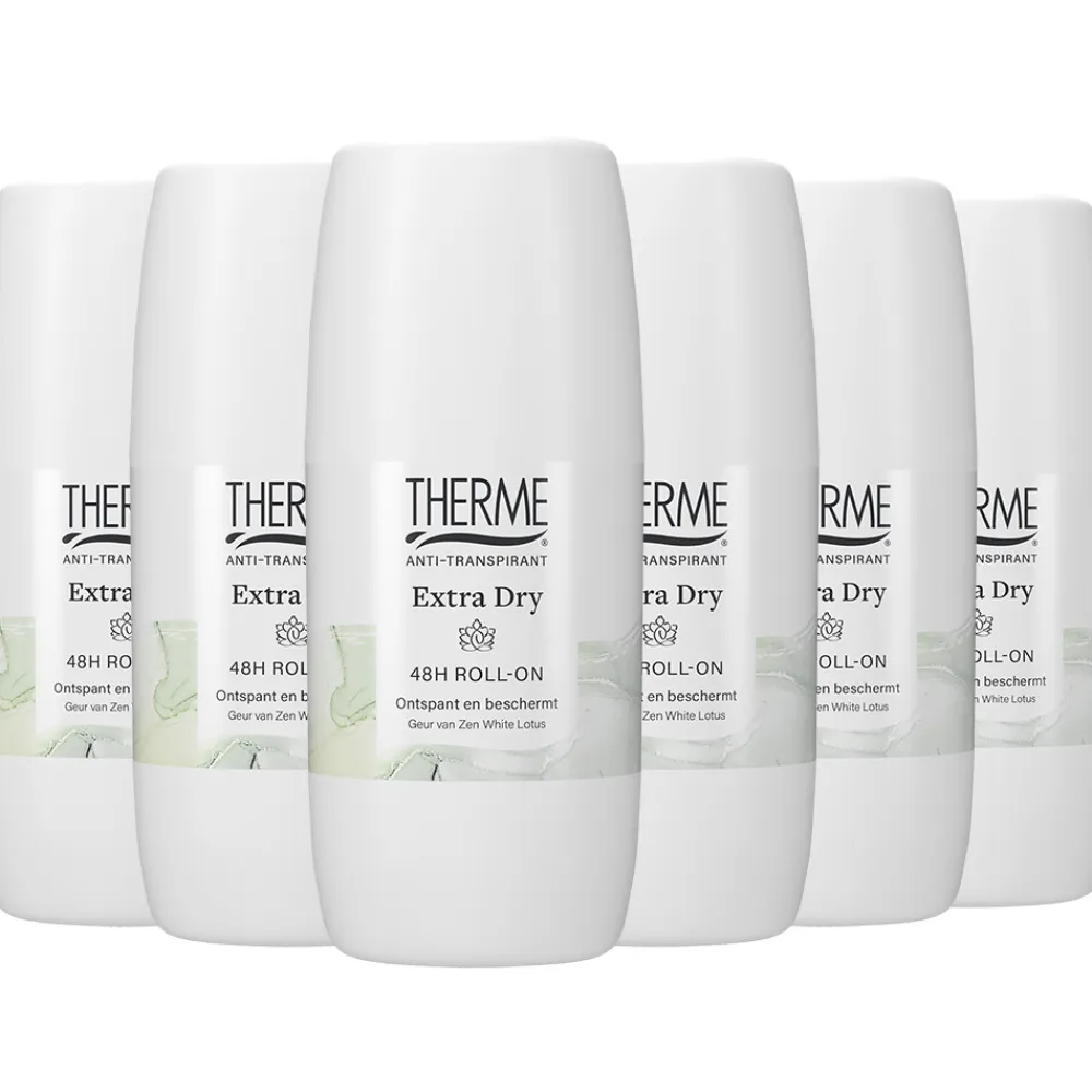 Therme 6x Anti-Transpirant Extra Dry Zen White Lotus Roller 60 ml
