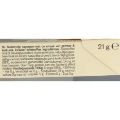 True Gum 12x Ginger & Turmeric Sugarfree 21 gr