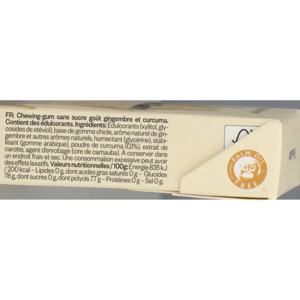 True Gum 6x Ginger & Turmeric Sugarfree 21 gr