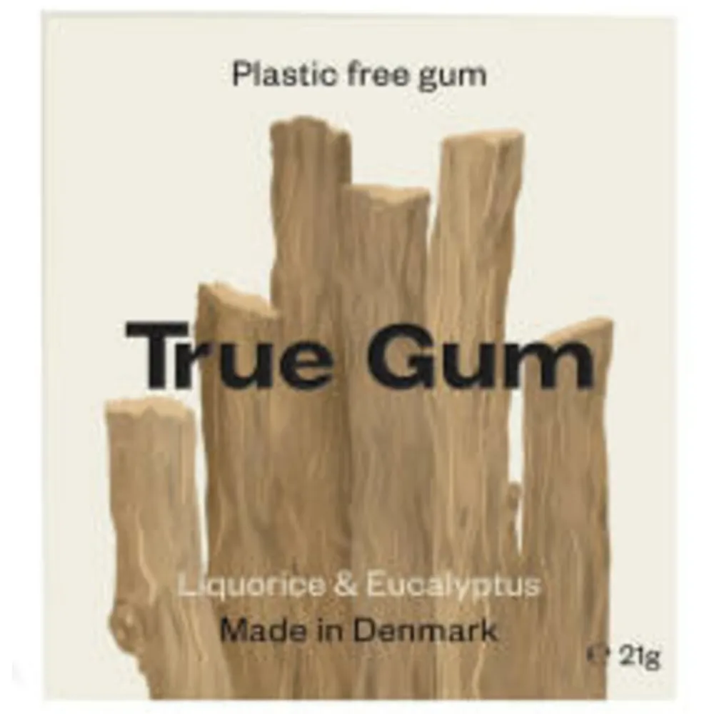 True Gum 3x Liquorice & Eucalyptus Sugarfree 21 gr