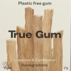 True Gum 3x Liquorice & Eucalyptus Sugarfree 21 gr