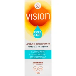 Vision 2x Zonnebrand Crème Extra Care SPF 50 185 ml