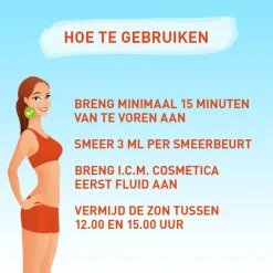 Vision 2x Zonnebrand Face Fluid SPF 50+ 50 ml