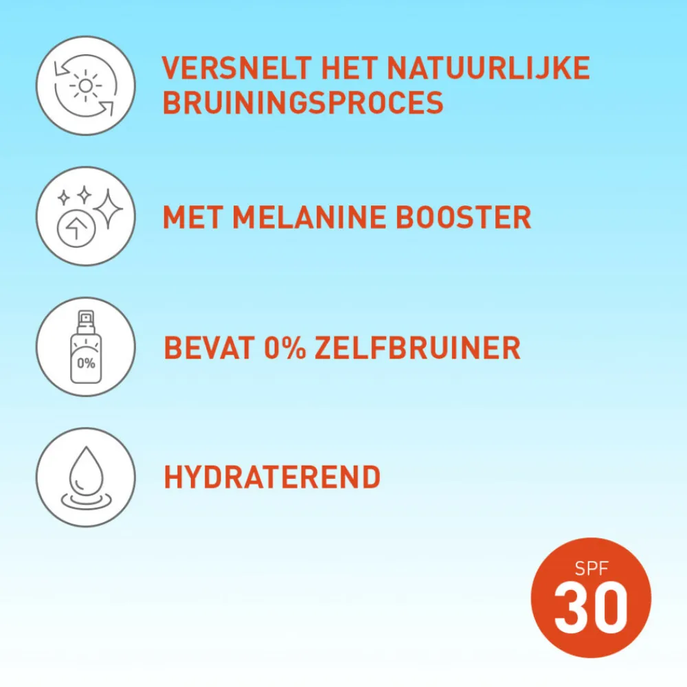 Vision 2x Zonnebrand Natural Bronze SPF 30 185 ml