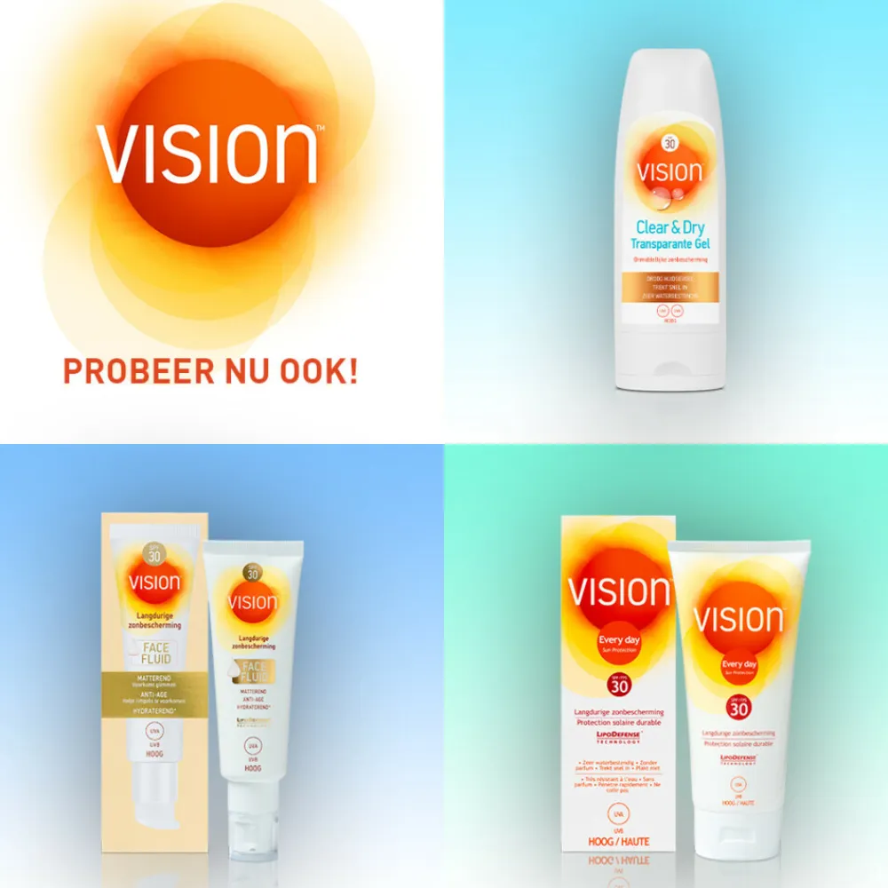 Vision 2x Zonnebrand Natural Bronze SPF 30 185 ml