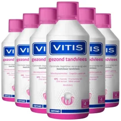 Vitis 6x Mondwater Gezond Tandvlees 500 ml