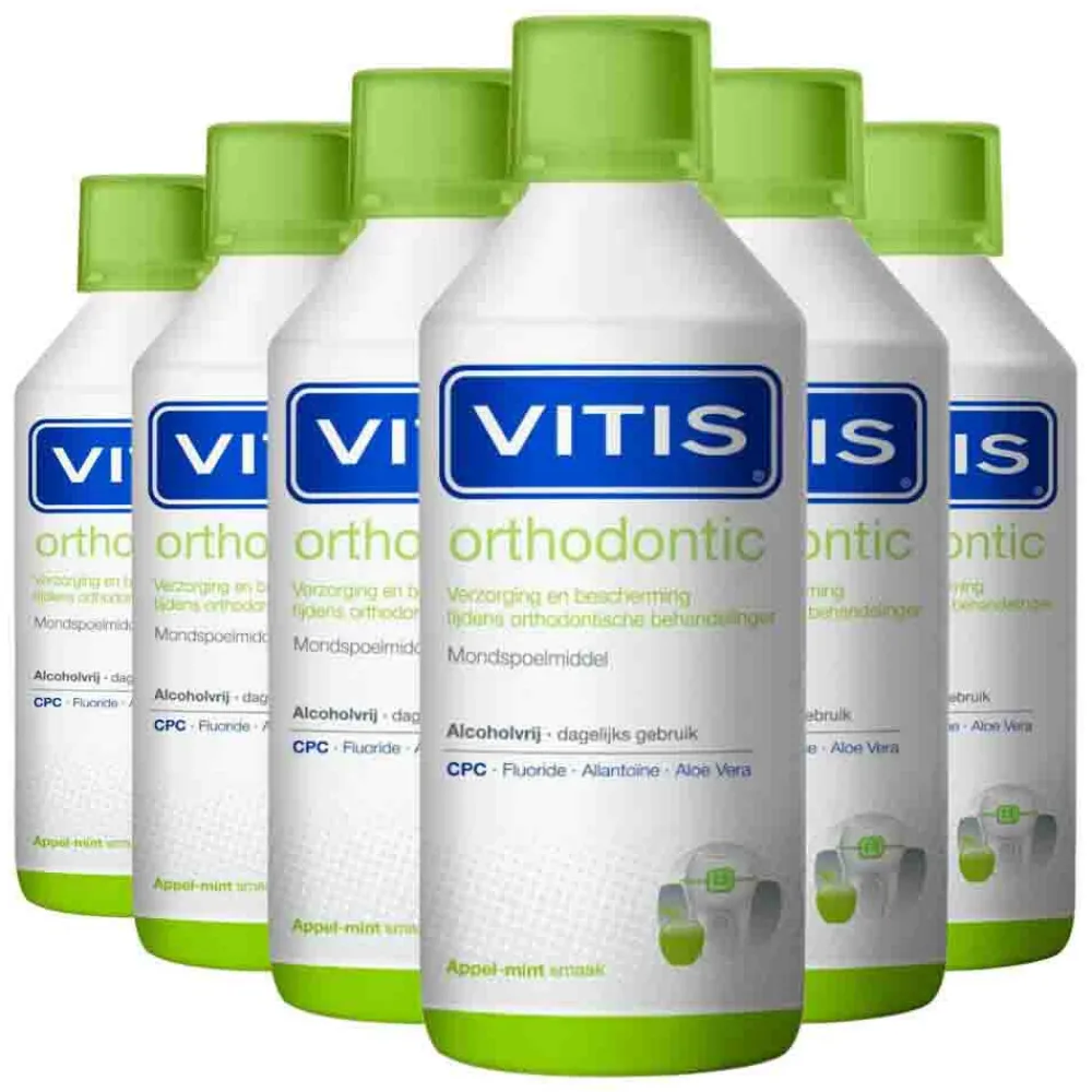 Vitis 6x Mondwater Orthodontic 500 ml