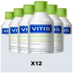 Vitis 12x Mondwater Orthodontic 500 ml
