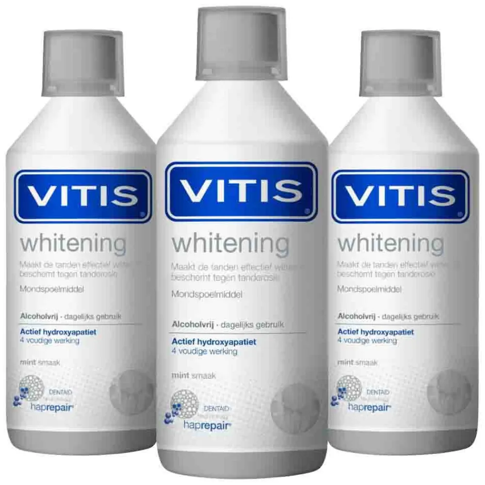 Vitis 3x Mondwater Whitening 500 ml