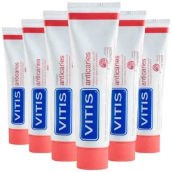 Vitis 6x Tandpasta Anticaries 75 ml