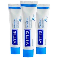 Vitis 3x Tandpasta Sensitive 75 ml