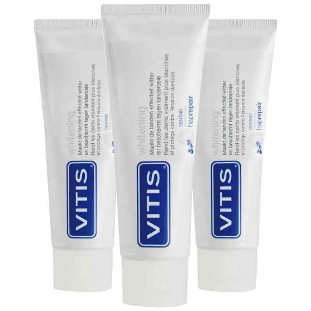 Vitis 3x Tandpasta Whitening 75 ml