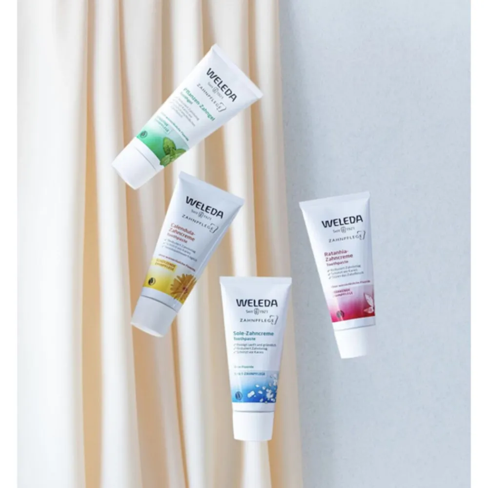 WELEDA 4x Tandpasta Saline 75 ml
