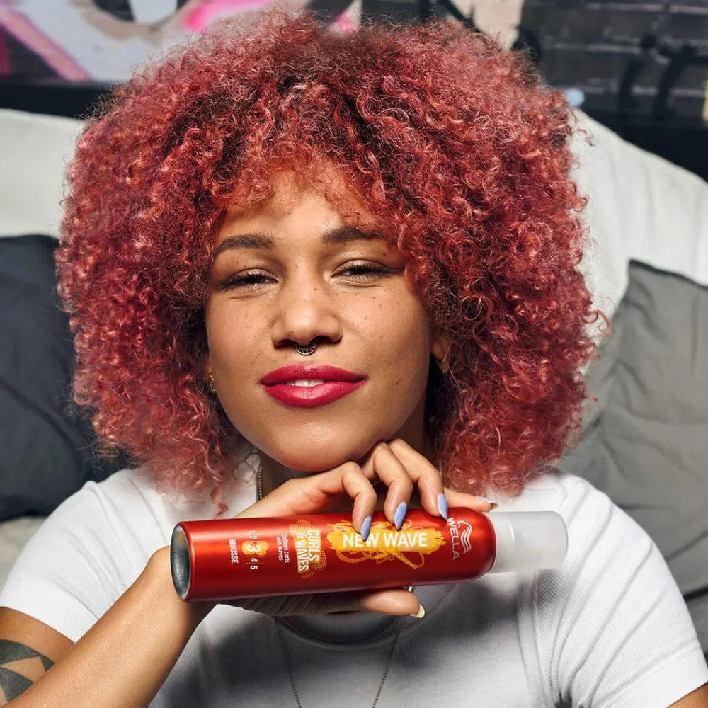 Wella 6x New Wave Haarmousse Curls and Waves 200 ml