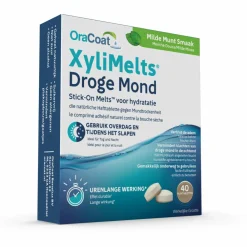 Xylimelts 2x voor Droge Mond Milde Munt 40 stuks