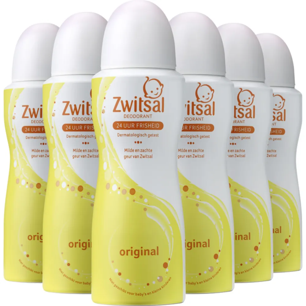 Zwitsal 6x Deodorant Original 100 ml