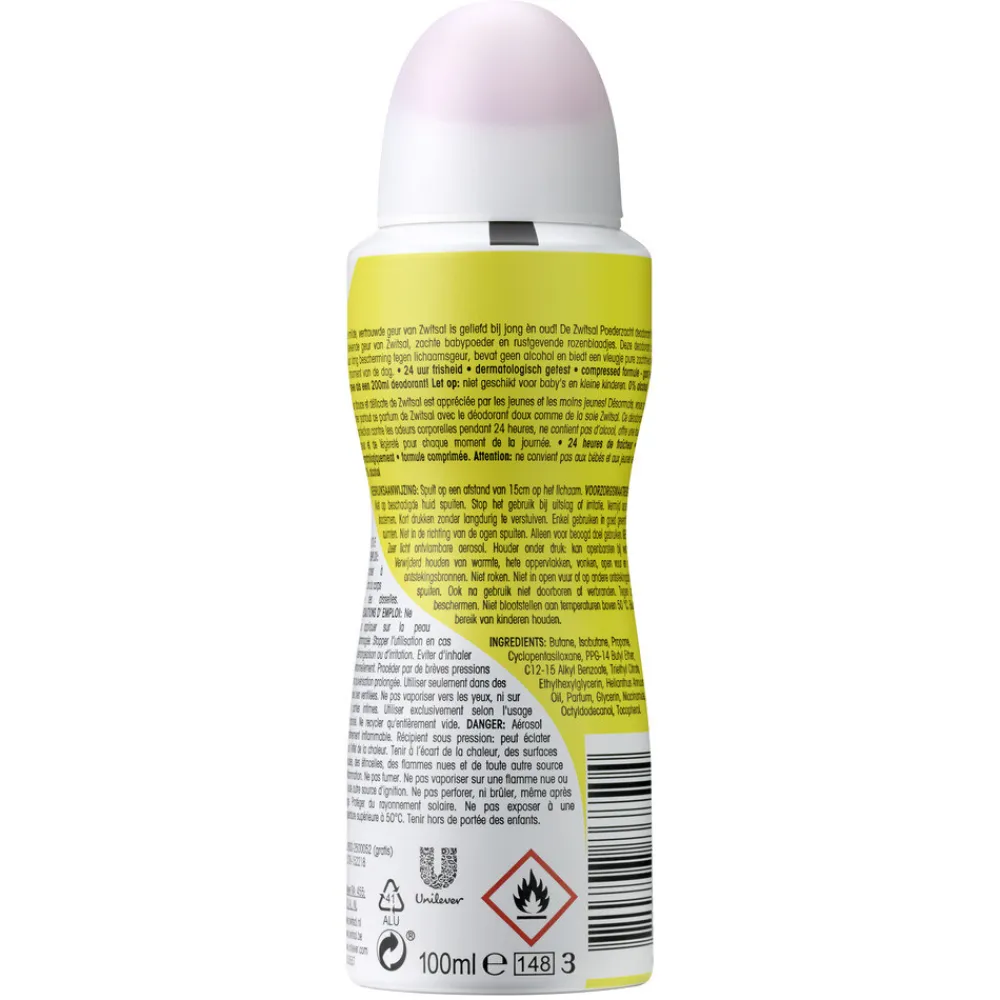 Zwitsal 6x Deodorant Poederzacht 100 ml
