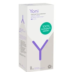 Yoni Biologisch Katoenen Inlegkruisjes Extra Lang Light 20 stuks