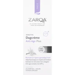 Zarqa Dagcreme Anti-Age Plus SPF15 Sensitive 50 ml
