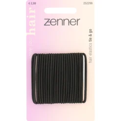 Zenner Elastieken Dun Zwart 24 stuks